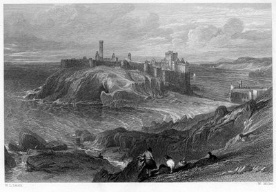 Peel Castle, Isle of Man by William Rickarby Miller
